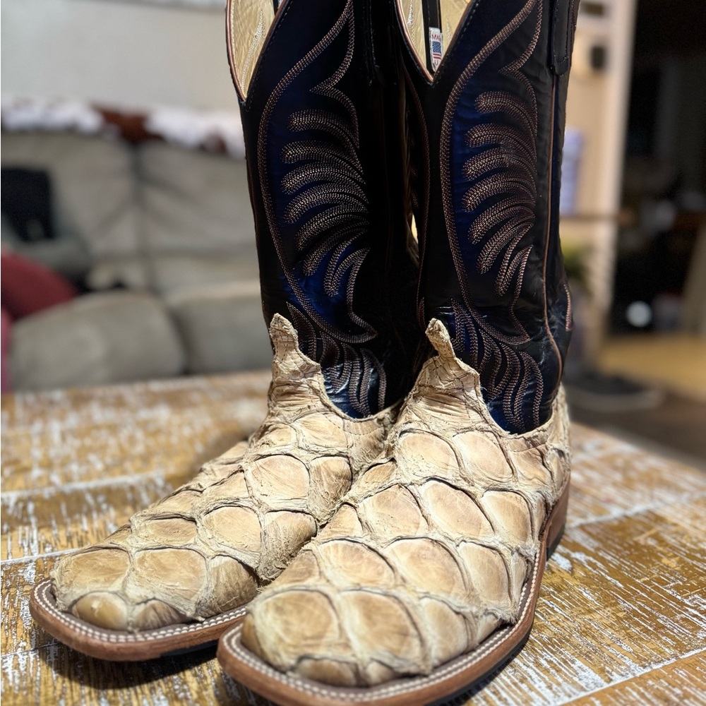 Anderson Bean SeaBass Cowboy Boots 11 D EUC